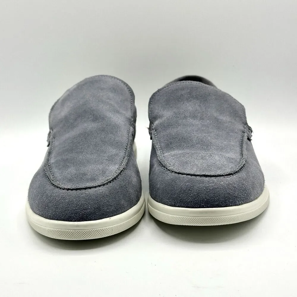 Allen Edmonds Loafers Men’s Size 10 D Payton Grey Suede Driving Slip On Shoes